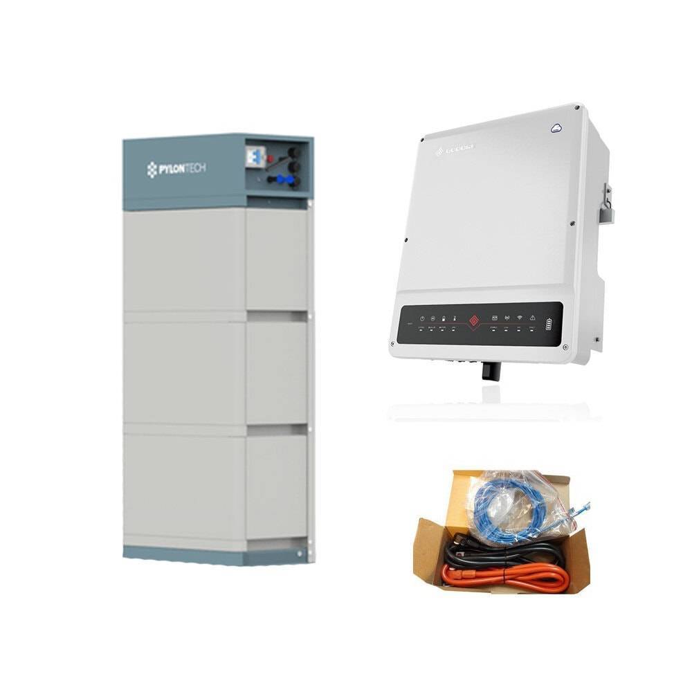 4.6kw GoodWe Hybrid with Pylontech Storage components